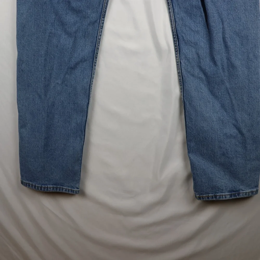 Levis 505 Jeans Mens 36x32 Blue Denim Baggy‎ Fit Straight Leg Medium Wash Pants